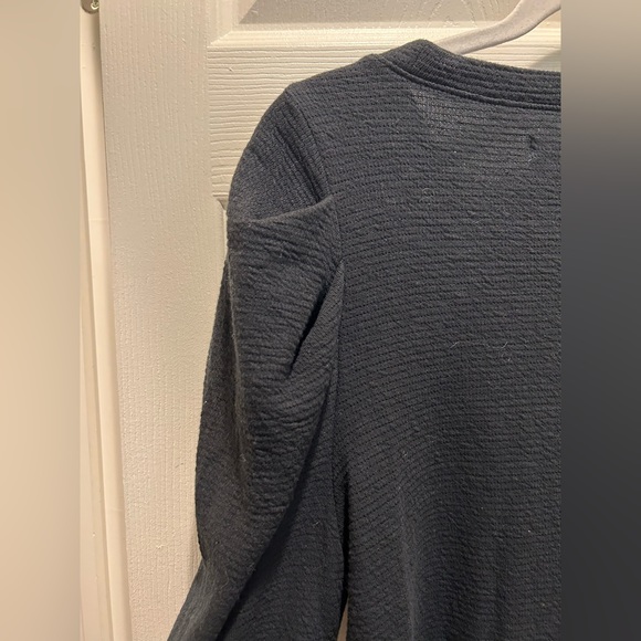 NWT Madewell Pleated Statement-Sleeve Top - Picture 3 of 7